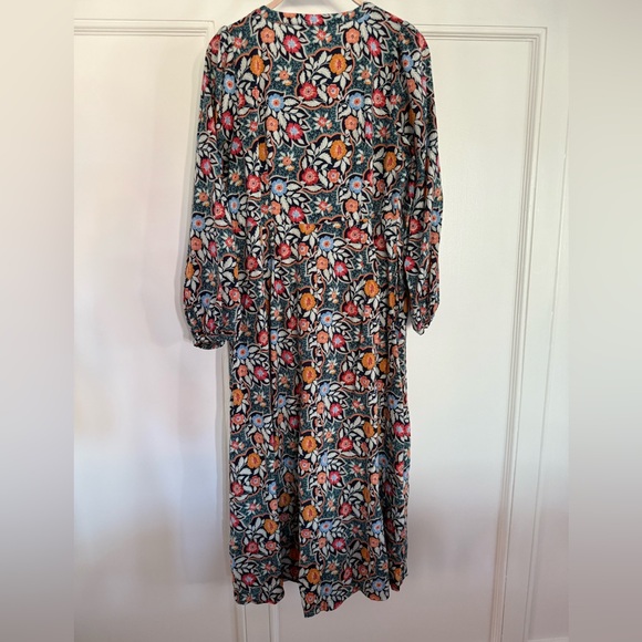 Universal Thread Floral Long Sleeve Dress - Multicolor - Picture 3 of 7